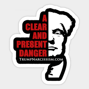 President Donald Trump and Narcissism Gift For Men Women Sticker